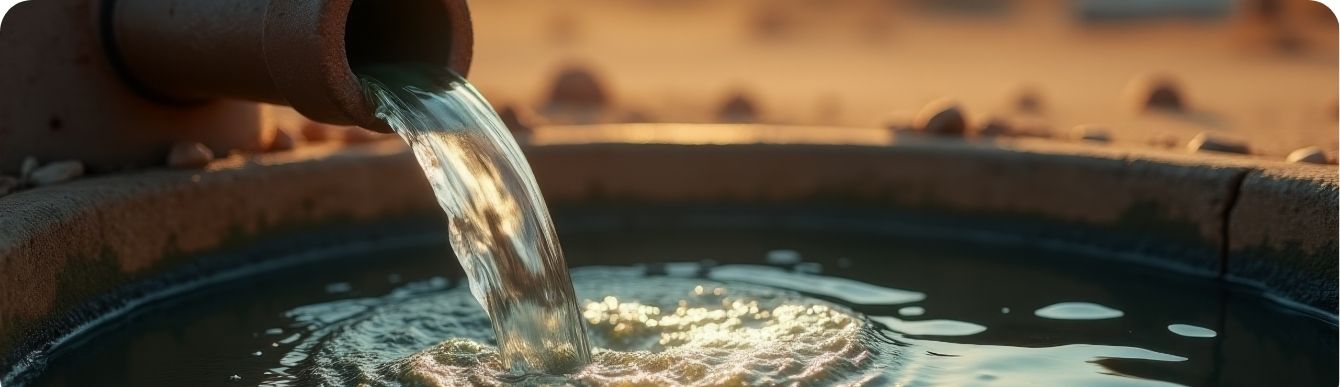 Crisi idrica 2024-2026 Header con immagine e testo