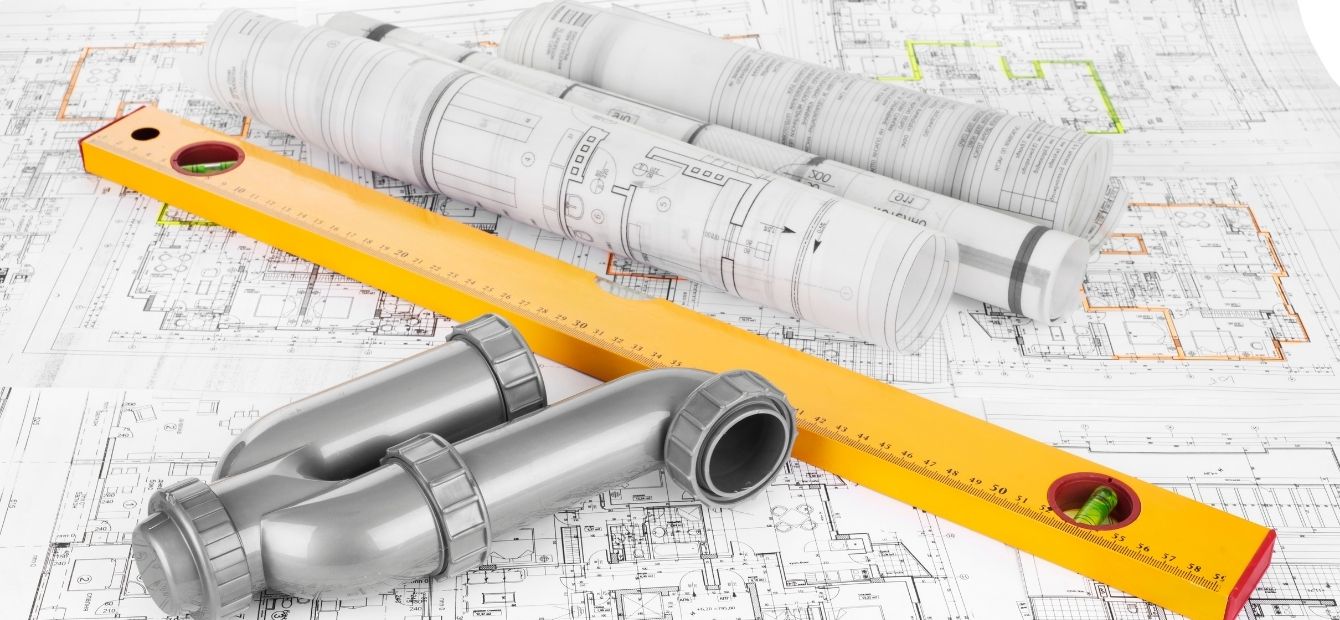 Ingegneria della progettazione delle opere in AQP Header con immagine e testo