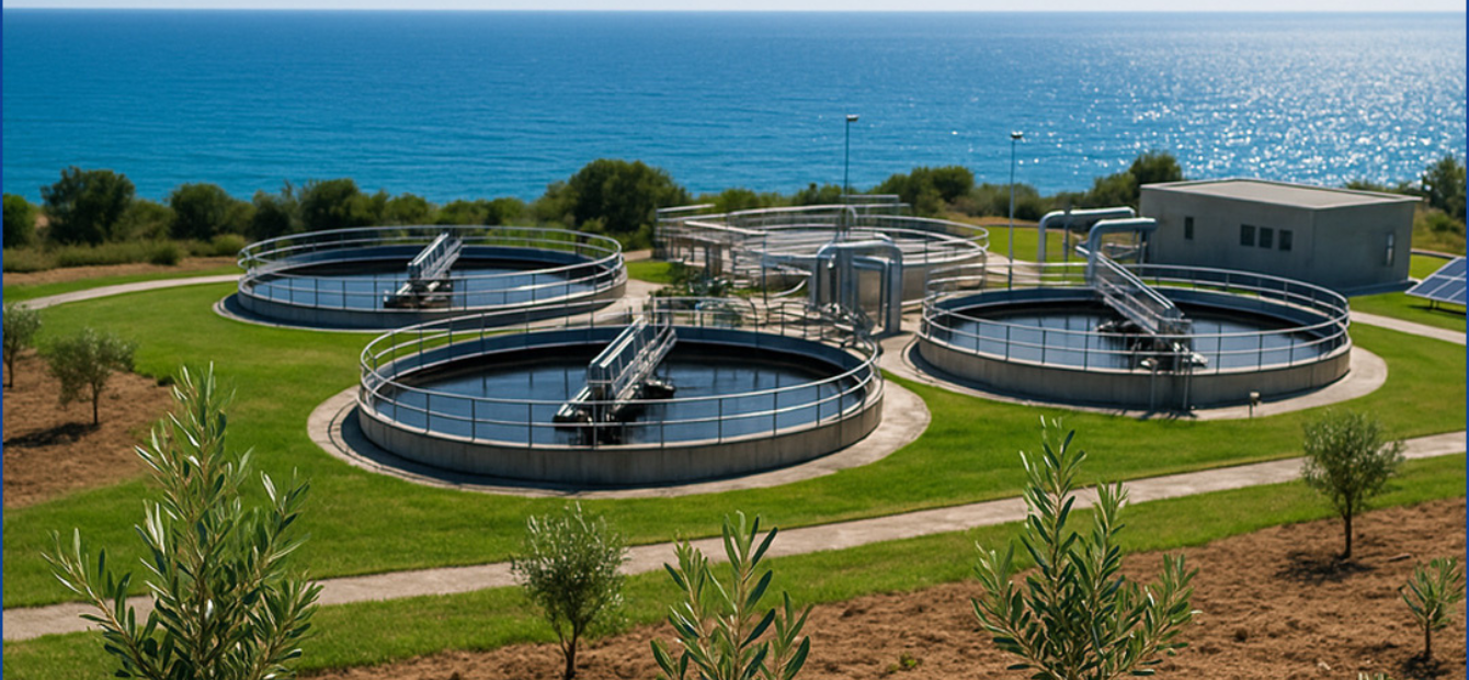 ECOFOW cisterne di acqua davanti al mare