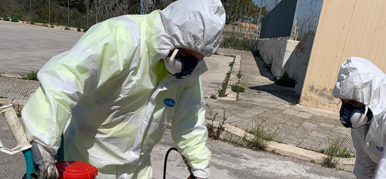 sanificazione sulla rete di Bisceglie 