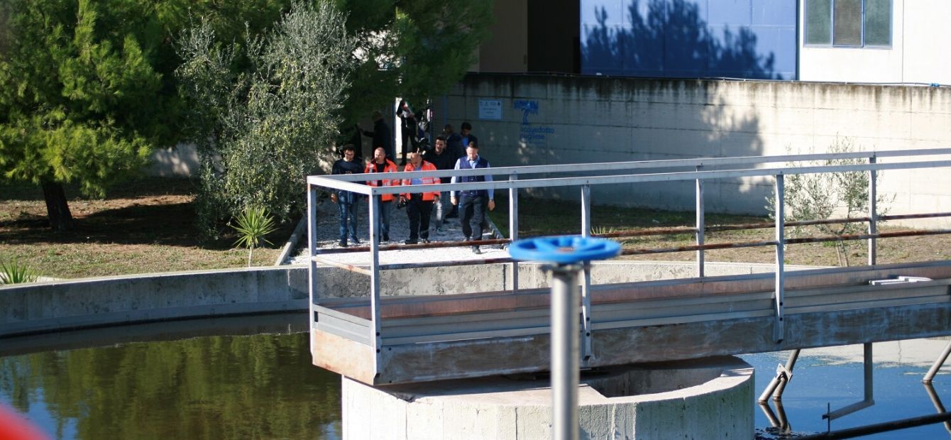 Continua il tour “H2Oro. In buone acque”. Oggi il quarto open day presso l’impianto di depurazione di Trinitapoli