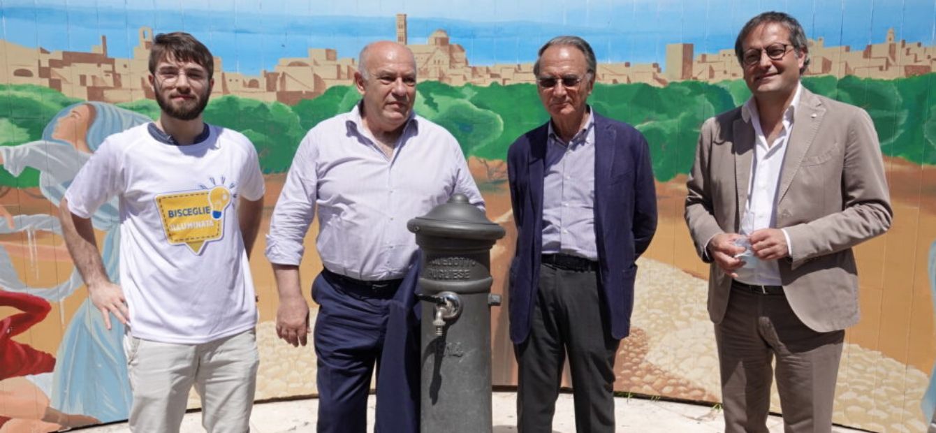 La nuova vita della fontanina a Bisceglie