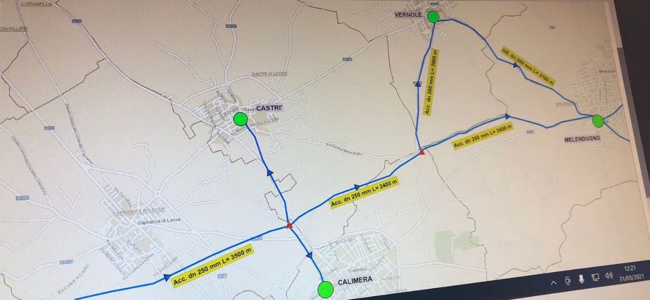 Riunione online - lo schema idrico