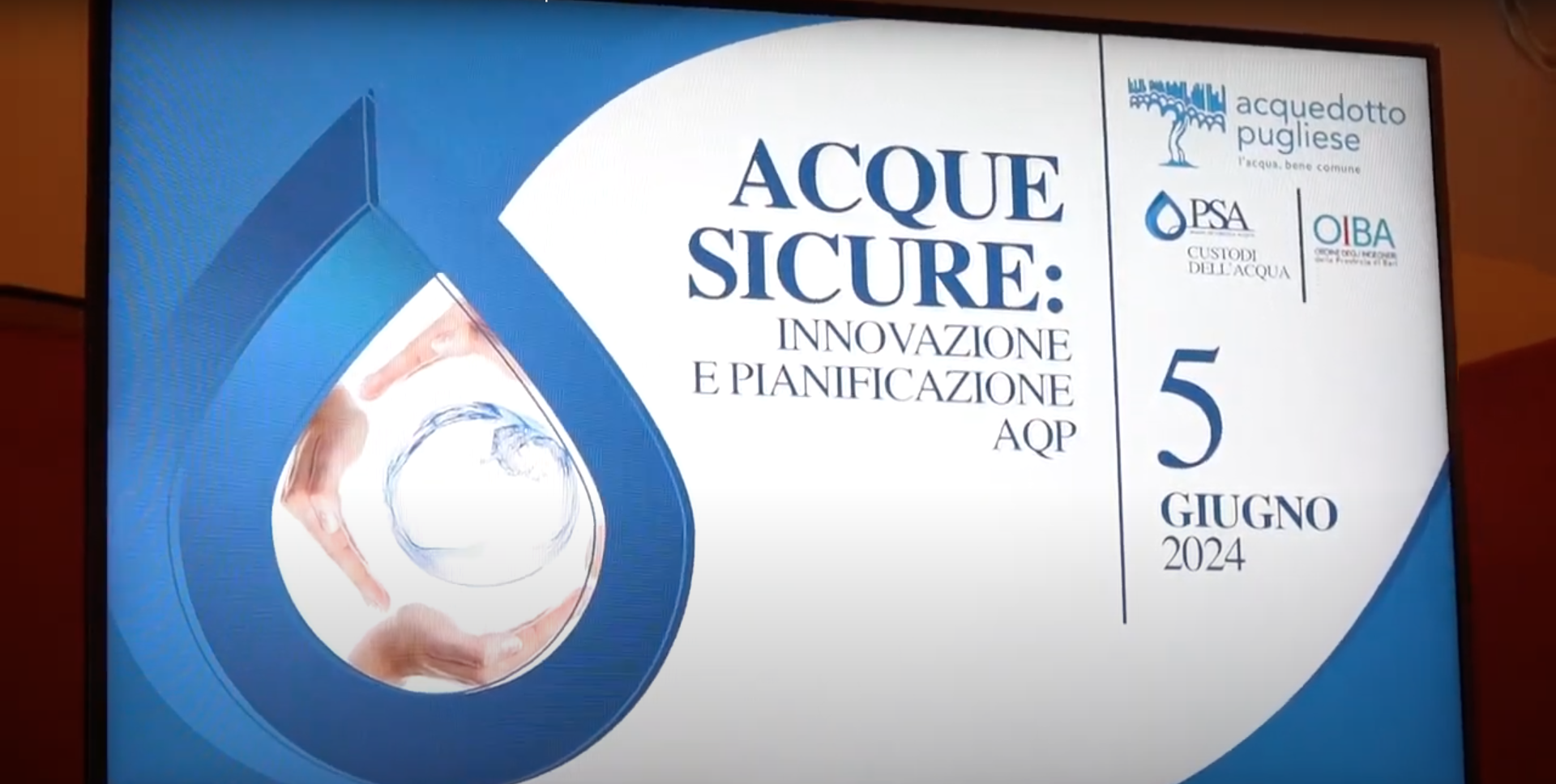 Acque sicure: l’innovazione e la pianificazione AQP