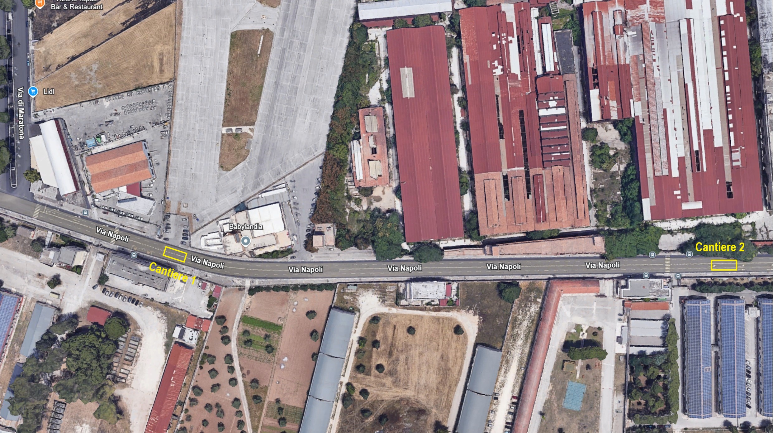 Relining AQP via Napoli Bari