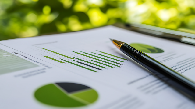 Un foglio di calcolo di bilancio