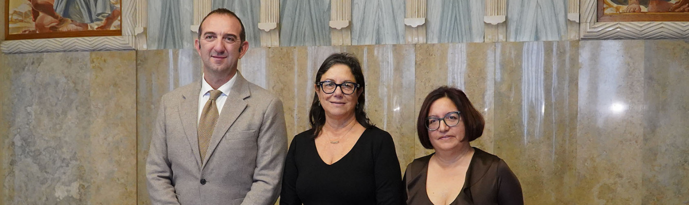 Da sx Nicola Iacopelli - Francesca Portincasa - Daniela Fusillo