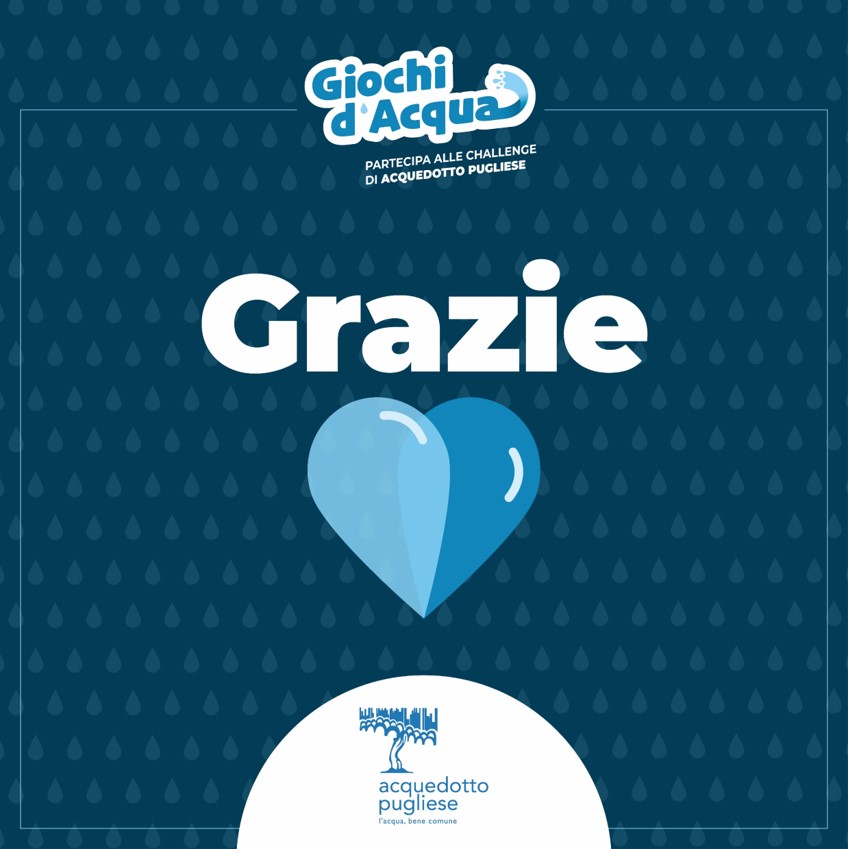 AQP - campagna Giochi d'acqua - Grazie