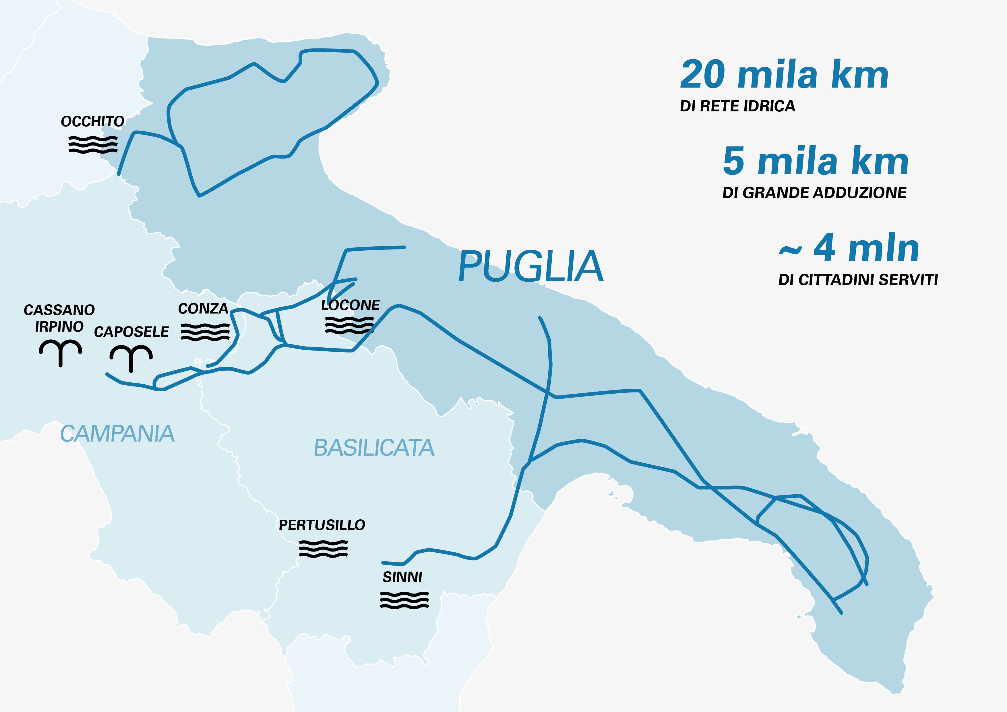mappa adduzione acquedotto