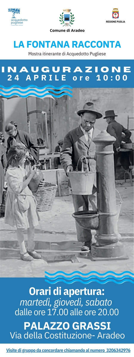 locandina fontana racconta aradeo