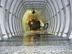 Lavori in corso - Canale principale - Dettaglio