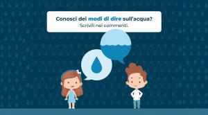 I modi di dire sull'acqua