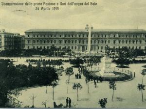 Inaugurazione della prima fontana a Bari