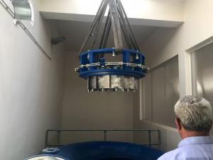 Particolare distributore centrale idroelettrica Andria opera 3