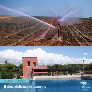 Negli impianti di depurazione adeguati all'affinamento, le acque sono sottoposte a un ulteriore processo, per essere reimpiegata in agricoltura o per usi civili, come il lavaggio delle strade, contribuendo a un uso sostenibile della risorsa idrica nel rispetto dell'economia circolare.