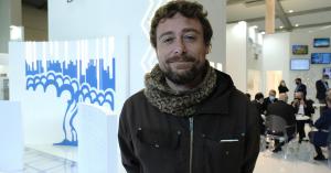 Alessio Giannone (Pinuccio) allo stand AQP Ecomondo