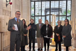 il direttivo aqp durante l'inaugurazione della mostra 