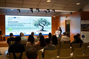 foto durante un intervento dell'evento eco flow