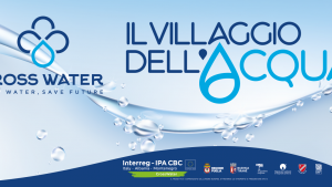 Cross Water in piazza con i villaggi dell'acqua