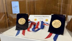 Foto medaglie campione olimpico Martino Foto Medaglie Martino