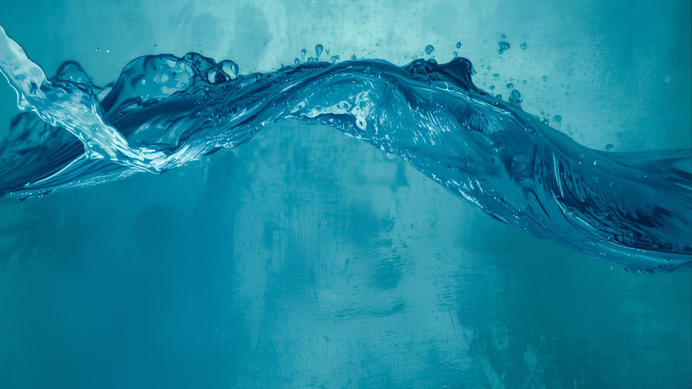 Slider Evento 22 marzo - Giornata Mondiale dell' Acqua immagine raffigurante un movimento d'acqua su sfondo che ricordano i colori del mare.