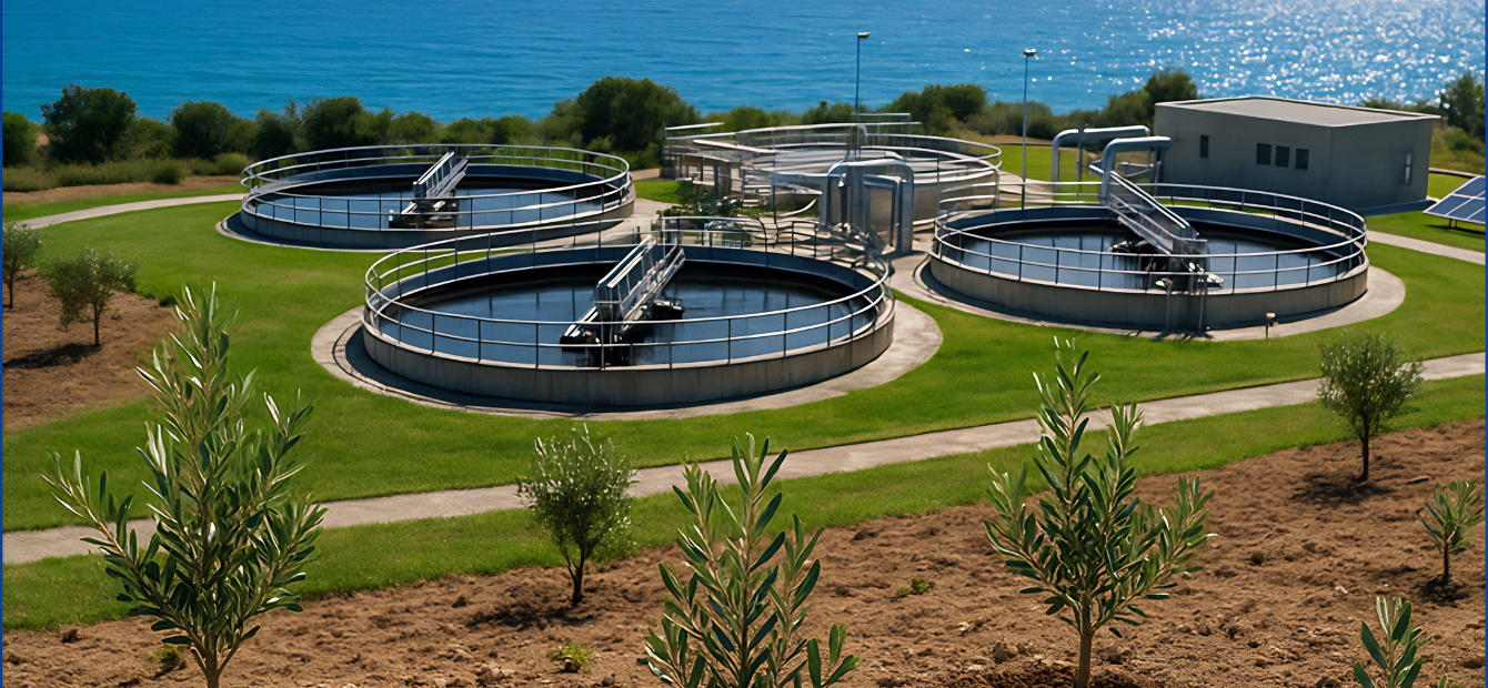 Slider Eco Flow immagine raffigurante delle cisterne d'acqua.